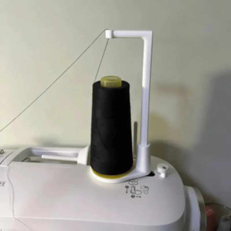 Nähmaschinen-Fadenständer, vertikaler Spulenhalter für große Spulen, Anti-Tangle-Fadenführung, kompatibel mit Haushaltsnähmaschinen