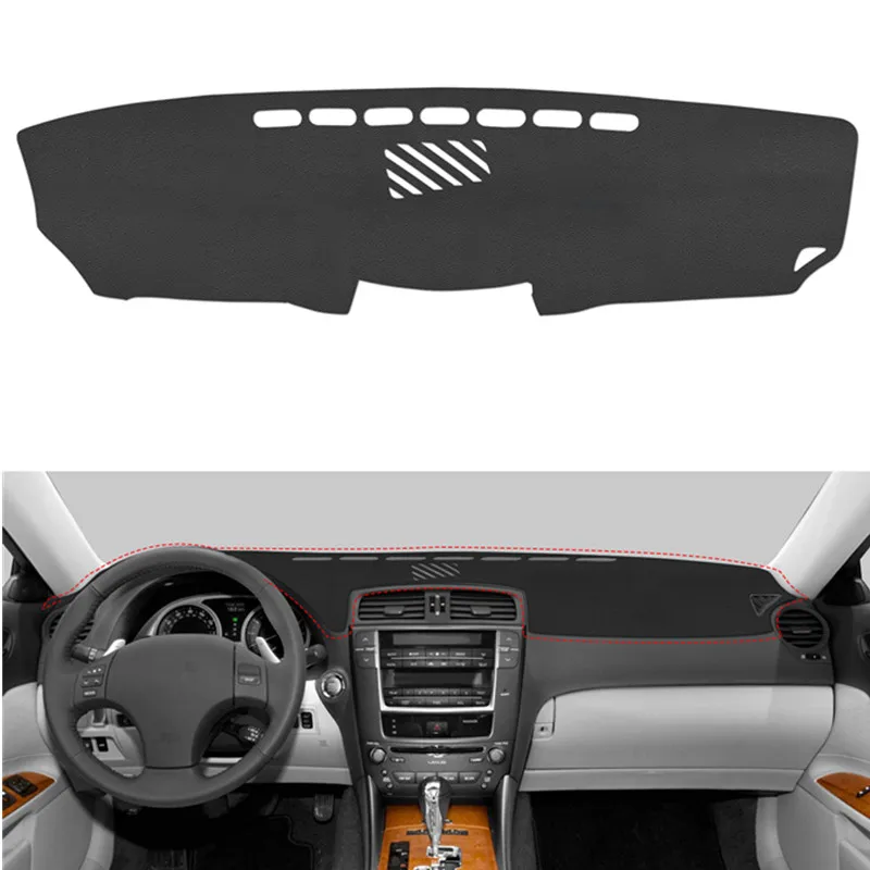 Leather Dashmat Dashboard Cover Pad Dash Mat Carpet For Lexus IS250 IS350 2006 2007 2008 2009 2010 2011 Car-Styling Accessories