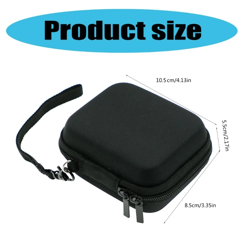 Design compacto maleta transporte EVA para carregador 140 oferecendo proteção quedas com forro macio