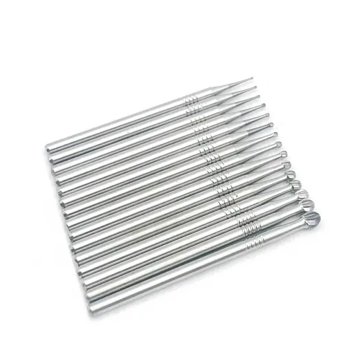 Imagen 2 del producto Fresas rotativas redondas de carburo de tungsteno HP, fresas de carburo Dental de 0,5 a 3,1mm, instrumento de odontología de alta calidad, 1 ud.