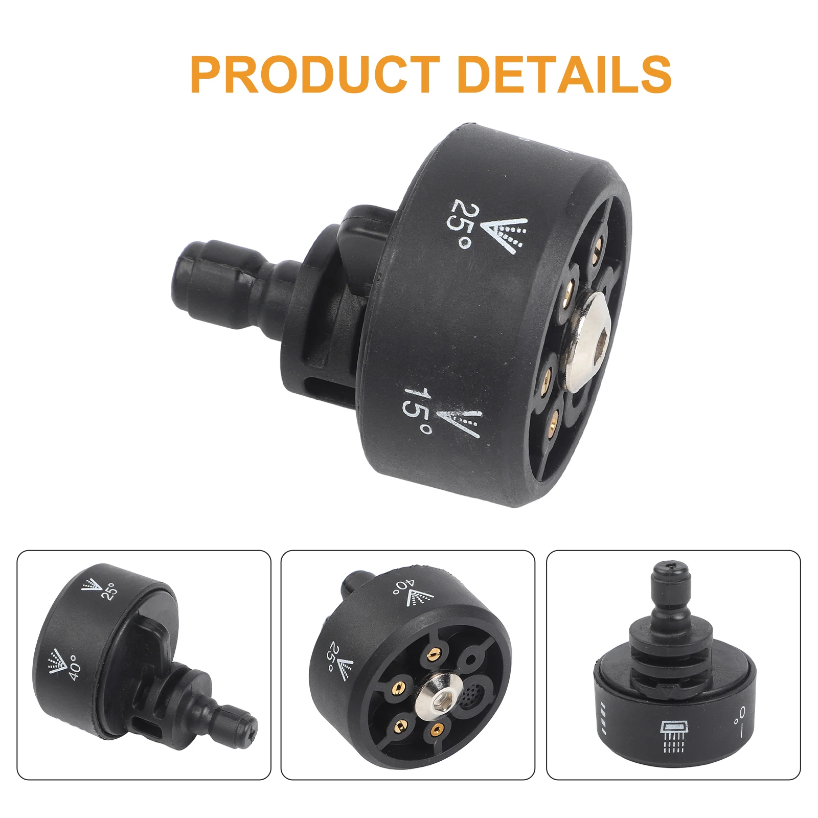 

58.8x49mm High Quality Multi-angle Nozzle Sprinkler Head Garden Sprinkler High Pressure Nozzle Quick-connect WG629