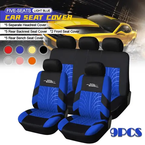 3 Color Car Seat Covers Set AUTOYOUTH