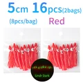 2 bolsas rojas de 5 cm