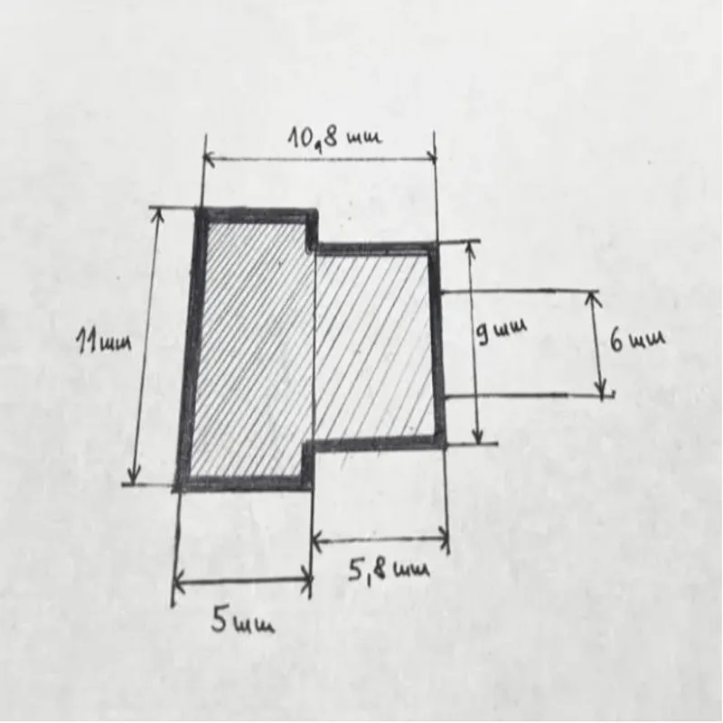 Custom order PEEK Engineering   Plastic  Bearing