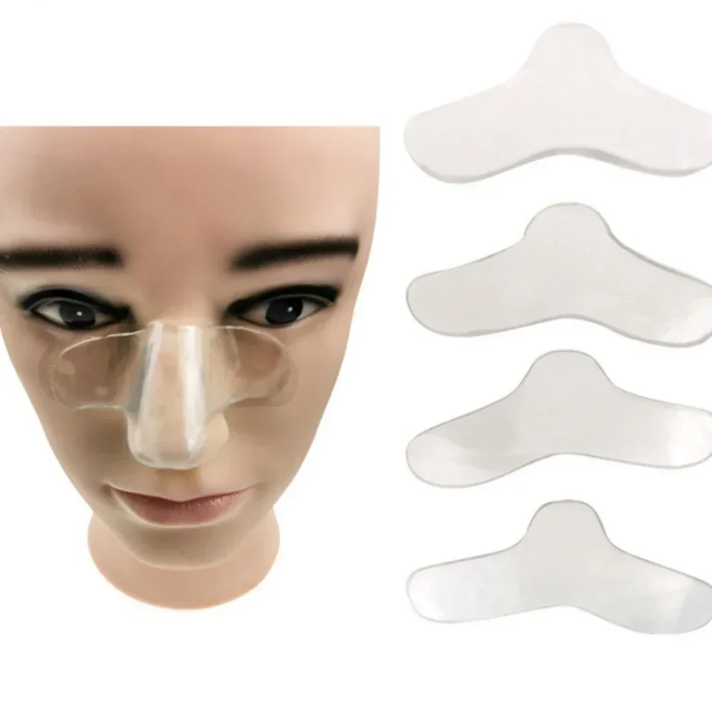 Medical Breathing Machine Nose Gel Pad Nose Pad Silicone Protector Mask Buffer Pad Anti-indentation Nose Pads 5pcs