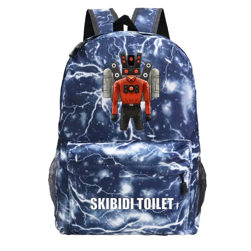 Mochila con estampado de juego Skibidi para niños, bolsas escolares, bolsa de viaje para estudiantes, niños y niñas, bolsa de regalo para volver a la escuela