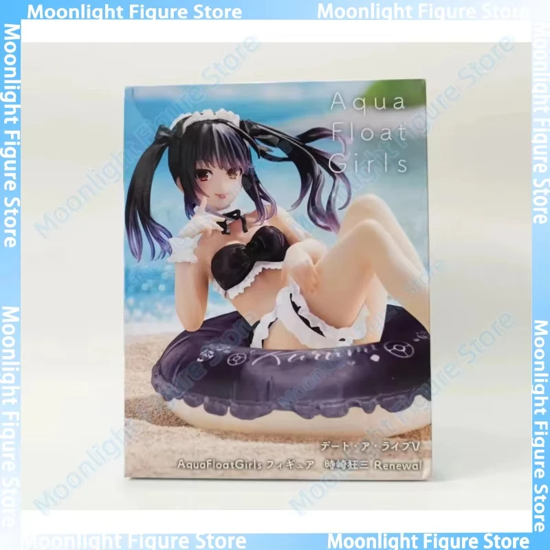 En Stock TAITO Aqua Float Girls AFG DATE A LIVE Tokisaki Kurumi traje de baño escritorio lindo Anime figuras de acción de juguete colección de modelos