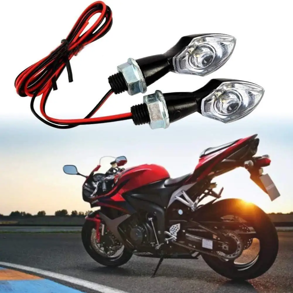 

Fit for Honda Yamaha Suzuki Kawasaki HarleyDavidson Motorcycles 2.4W 12V DC Turn Signal Lights