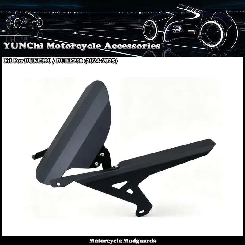 Motorcycle Accessories Rear Fender Mudguard Wheel Hugger Splash Guard CNC Bracket Fit For KTM Duke 390 DUKE390 DUKE250 2024-2025