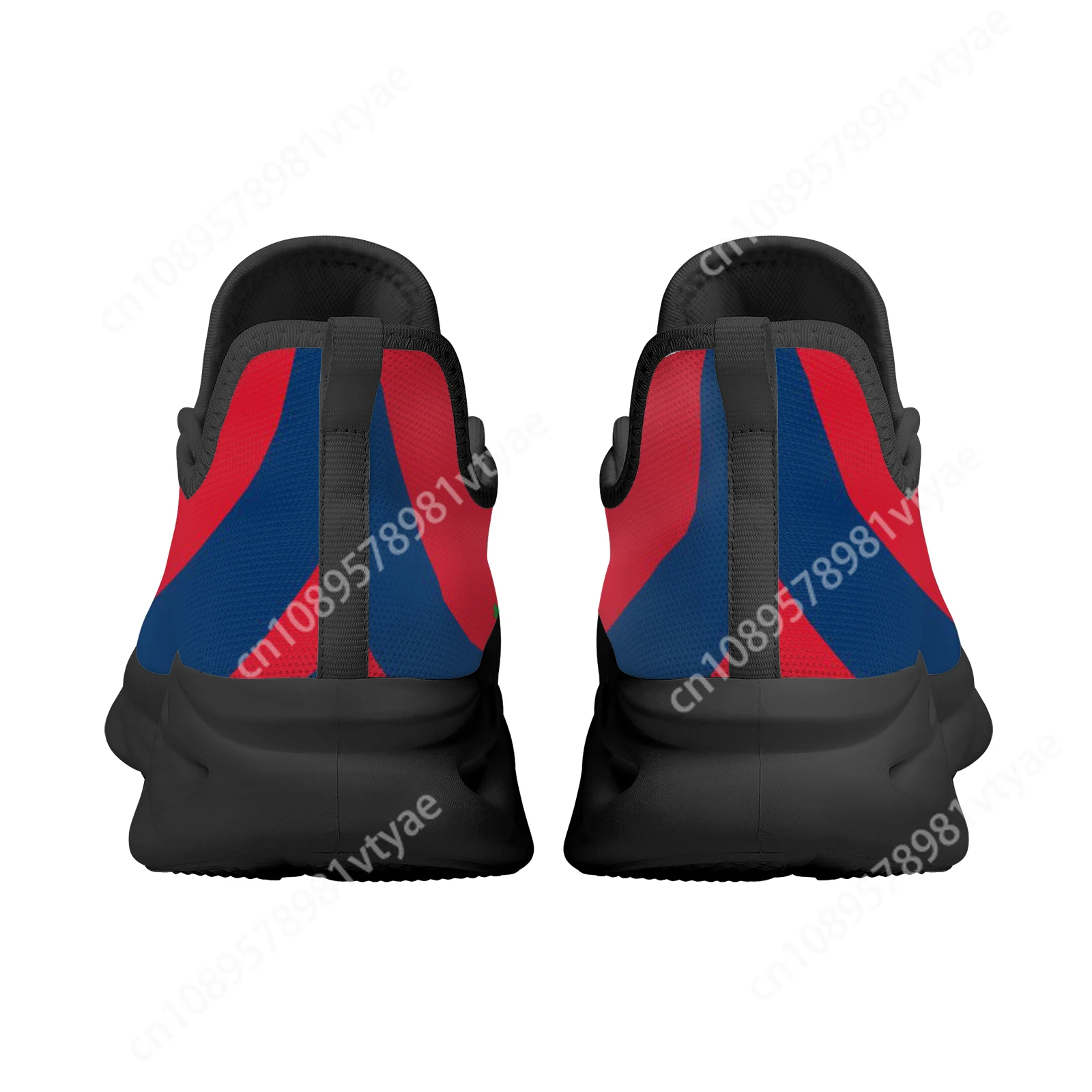 Zapatos de plataforma ligeros y transpirables con diseño de emblema nacional de la bandera de Argentina, zapatillas de deporte tejidas, hechas a medida