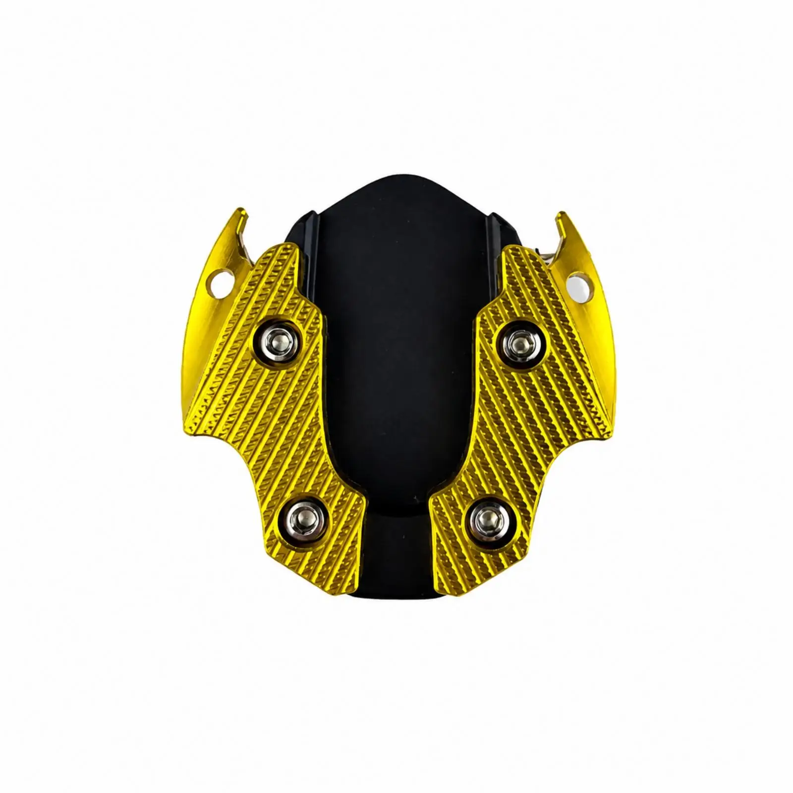 Side Stand Pad for Motorcycle Aluminum Alloy Kickstand Foot Enlarger Anti Sink Plate with Wrench for Bike Scooter