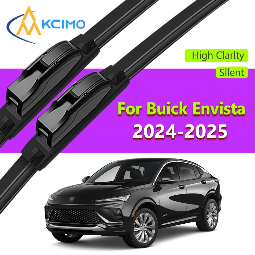 

Kcimo 2Pcs/set Front Windshield Wiper Blade For Buick Envista 2024-2025 All-Weather Car silent Wiper Blades