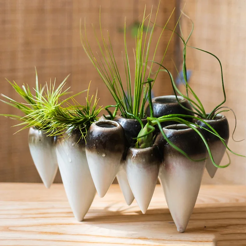 

Suspended Ceramic Vase Hydroponic Decorative Vases Glasses Creative Gift Desktop Decorations Candlestick Decoration Вазадекор