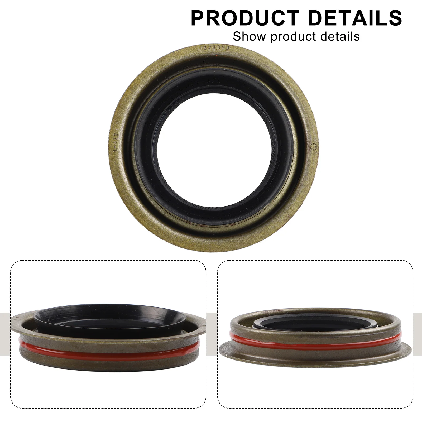 Replacement For Sealring As Shown Pinion Seal OE Match Single Piece Fits Specific Models Easy Install Replacement