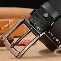 Men High Quality Genuine Leather Belt Luxury Designer Belts Men Cowskin Fashion Strap Male Jeans For Trousers Free Shipping 4