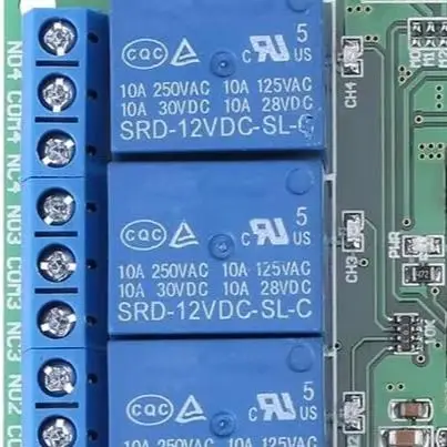 AD22B04 12V 4 Channel Tone Signal Decoder Relay Board For Phone Remote Control Switching Solenoid Motor Light Alarm Automation