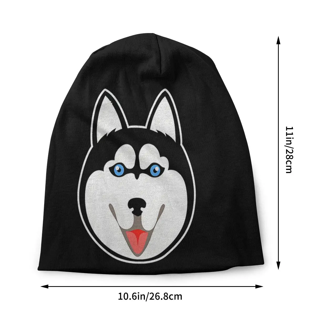 Cool Thin Bonnet Homme Outdoor Siberian Husky Skullies Beanies Caps Novelty Hats