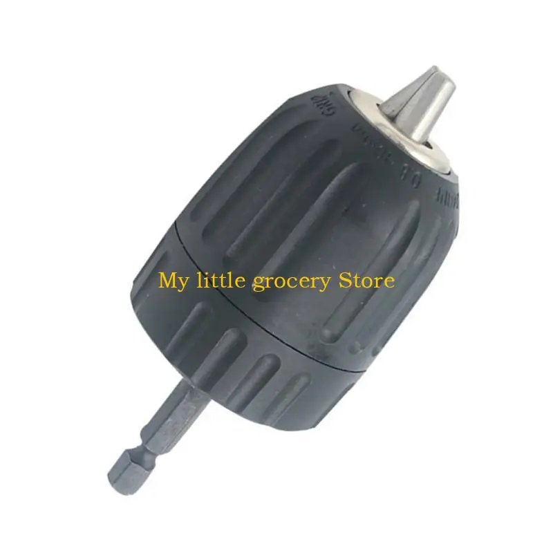 D5BD Hand Tight Drill Chucks Hexagonal Shank Adapter For Electric Tool 10mm Capacity