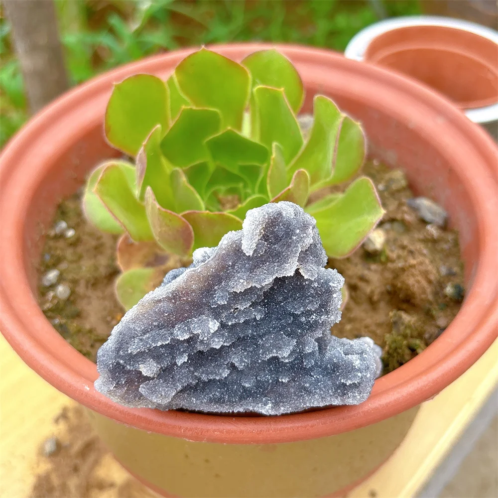 Sphalerite Druzy Raw Specimen Crystal Natural Quartz Minerals Stone Home Decoritems Reiki Garden Lucky Love Gifts Energy Healing