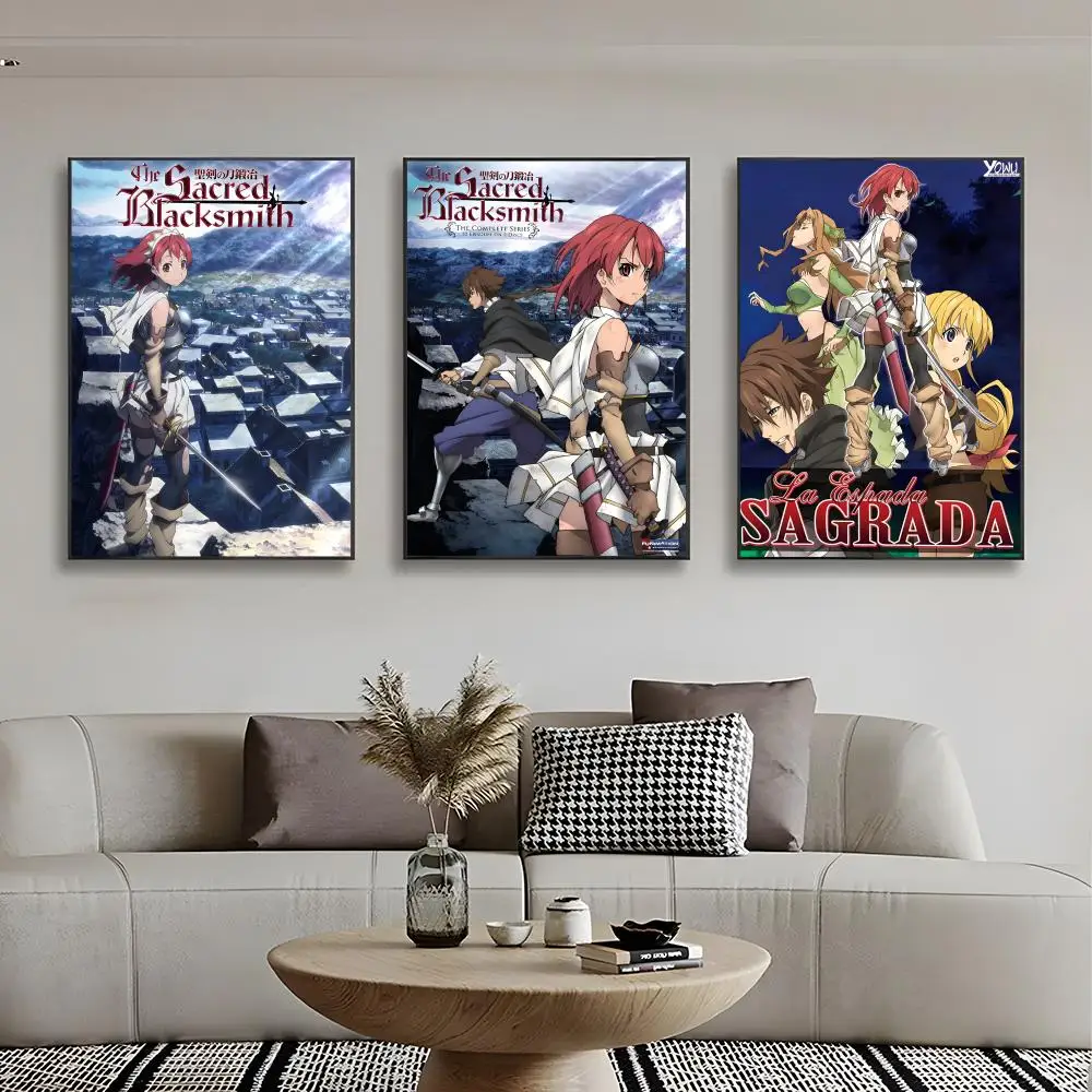 Anime Hot S-Sacred Blacksmith Poster High-definition poster stickers ideal gifts for living rooms hallways