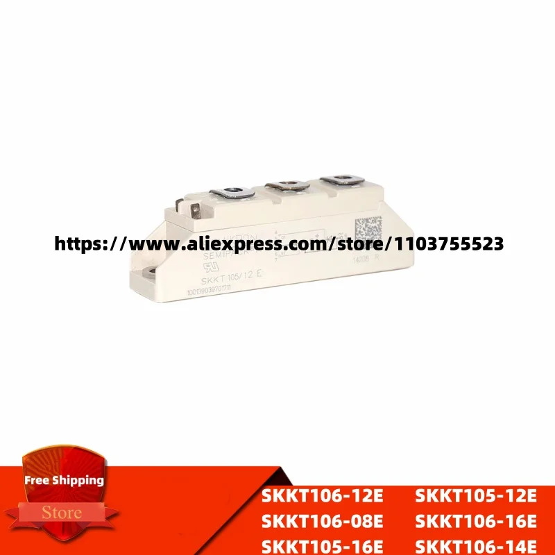 

SKKT106/08E 12E 14E 16E SKKT105/12E 16E IGBT Module