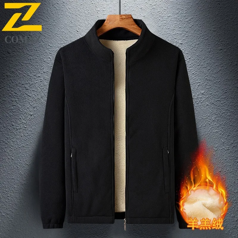 

COMXZ Thickened Mens Jacket Outdoor Travel Windproof Warm Padding Coat Street Style Lightweight Winter New Mens Clothing