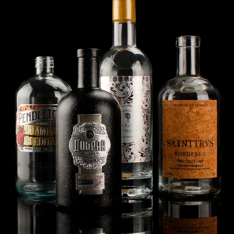 custom.Customized Printing Perfume Bottle Metal Transfer Waterproof Packaging Stickers Labels