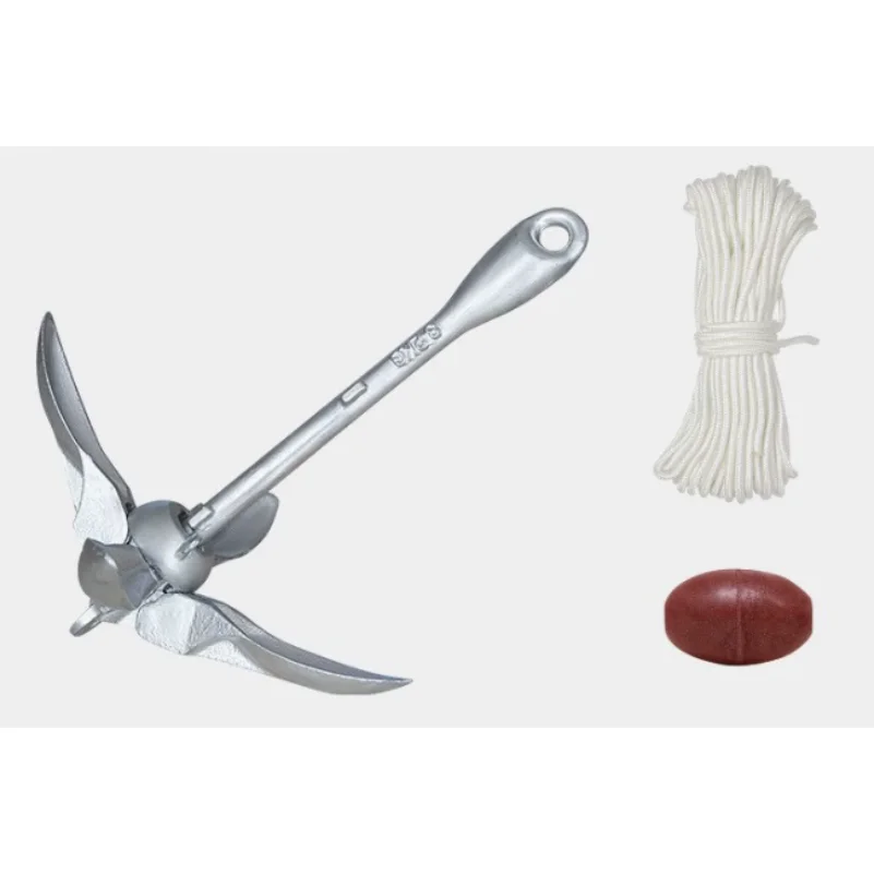 Kayak Anchor Kit 3.5 lb Paddle Board Anchor Kit with 26.2 ft Rope and Buoy Folding Small Boat Anchor with Storage Bag view 6