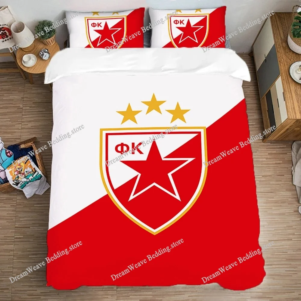 

Red Stars of Belgrade Quilt Cover Multiple Sizes Bedding Pillowcase Duvets Comforter Sets Duvet Cover Home Textileextile