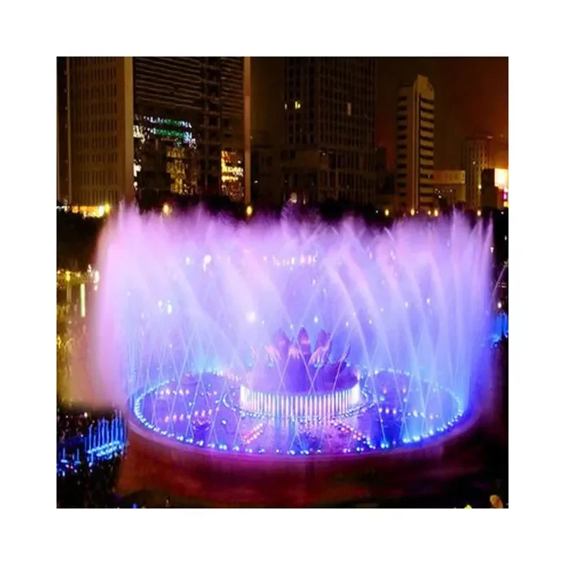 for Musical Dancing Fountain Customized Programmed Graphical Water Feature Garden Yard Decor Outdoor Landscape Lighting