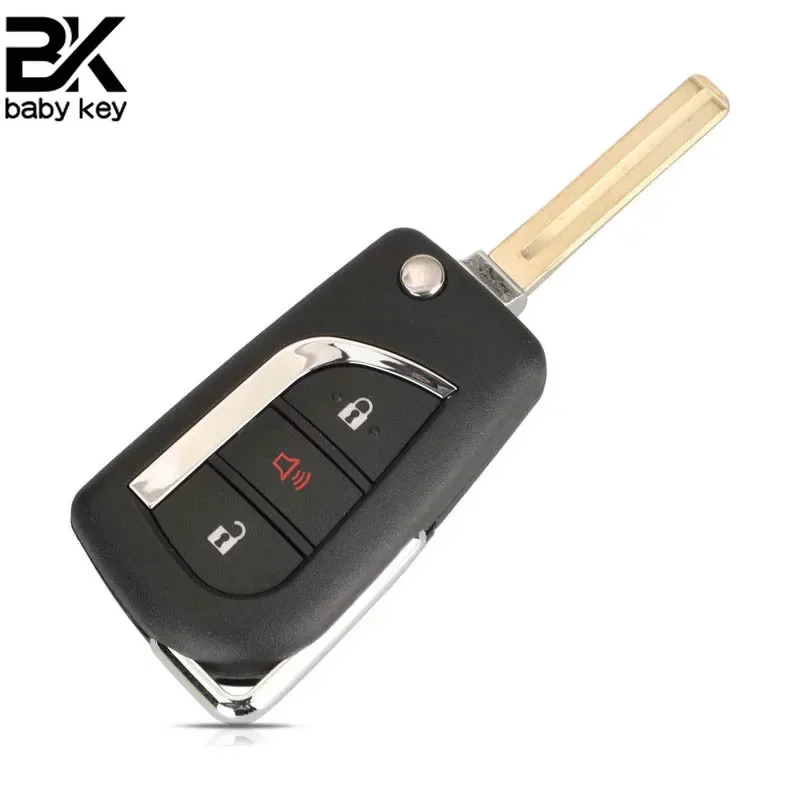 BB Key for Toyota Hilux 2015 2016 2017 2018 2019 2020 433MHz 8A Chip FCC ID:BA2TA P/N:89070-0KB40 Flip Folding Remote Car Key