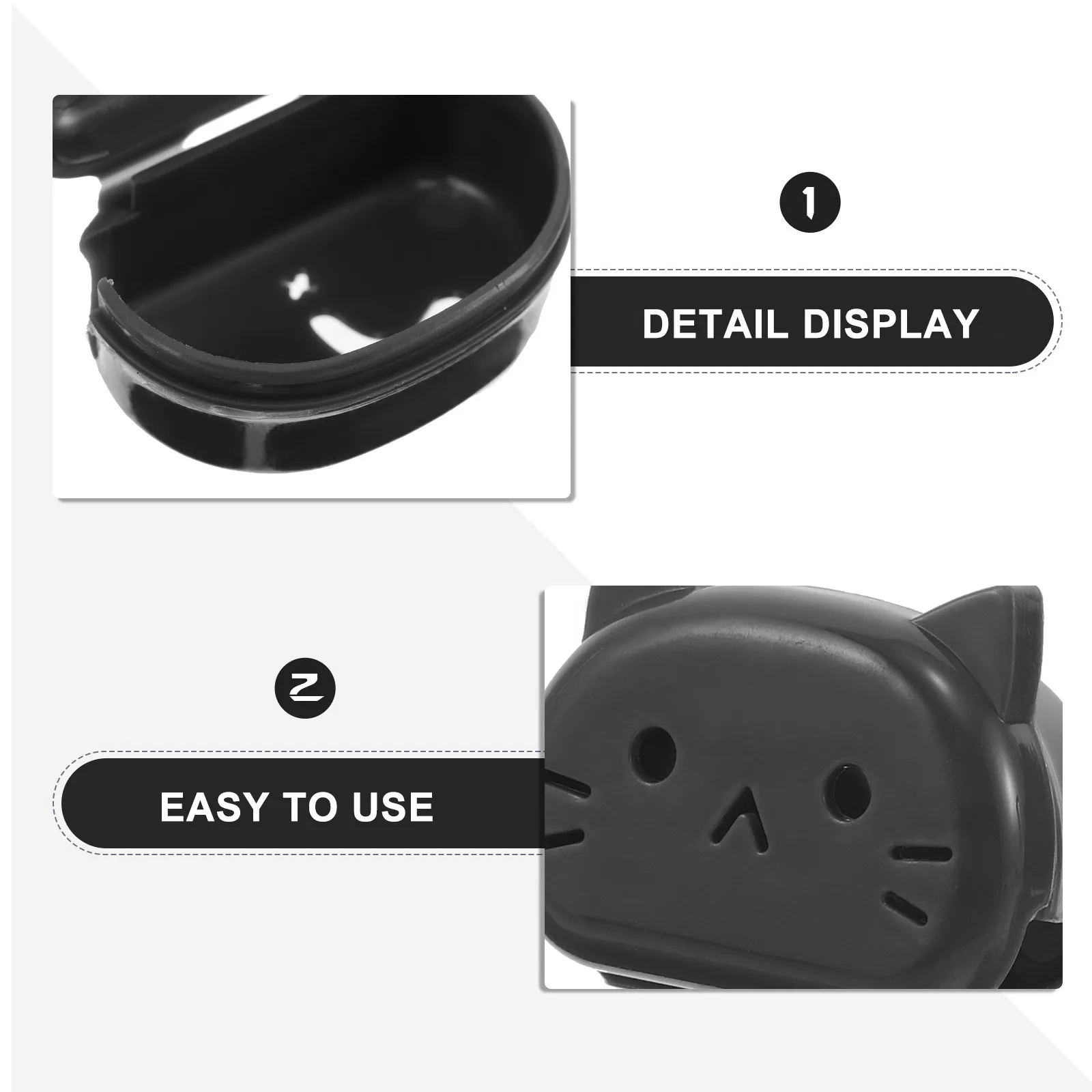 Toothbrush Travel Storage Box Portable Holder Case Halloween Christmas Cat Toothbrush Cover Cat Toothbrush Head Cover 16Pcs