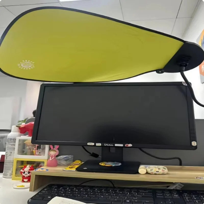 

Adjustable Office Computer Shade Board Air Conditioner Windshield Nap Time Barrier Dustproof Family Essentials Gold Luohe Brand