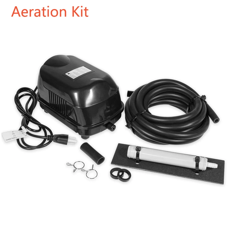 Aeration Kit for Water Gardens & Koi Fish Ponds up to 4,000 Gallons, Quiet , Use to Maintain Clean & Clear Water Year-Round