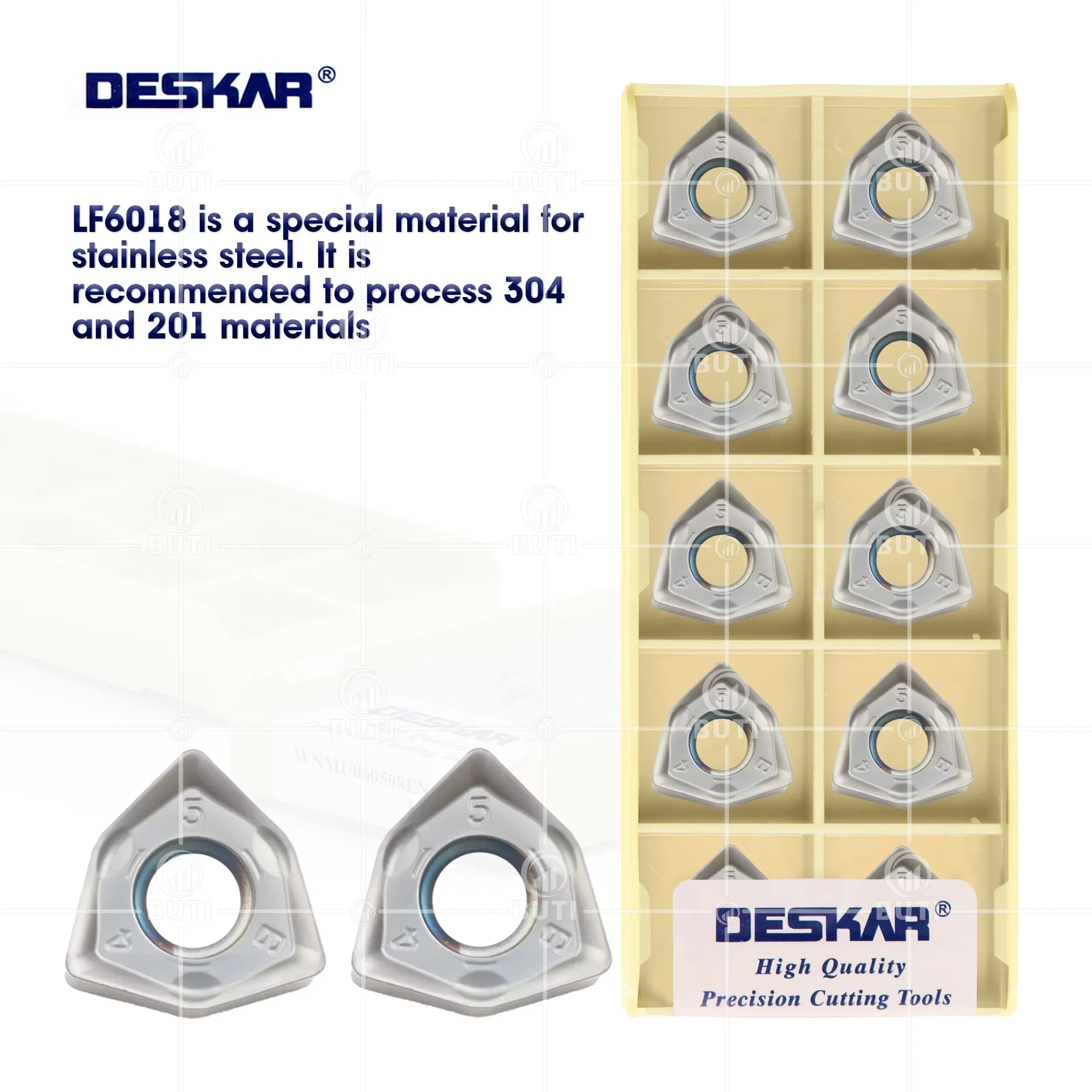 DESKAR 100% Original WNMU060408EN LF6018 Fast Forward To The Milling Blade Numerical Control Lathe Cutting Tool Stainless Steel