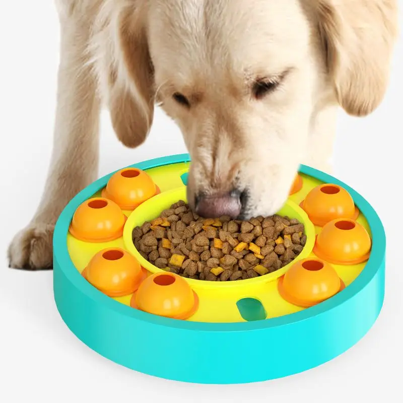 

Hot Selling New Interactive Plastic Turntable Dog Toy Durable Pet Snack Dispenser for Fun Puzzle for Dog Training