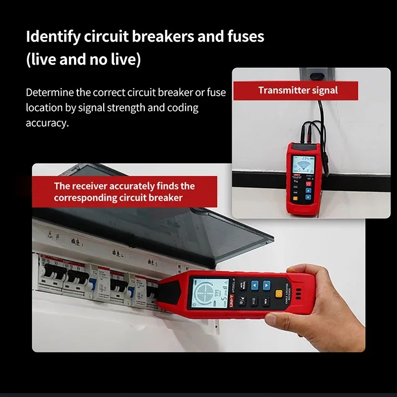 UNI-T Cable Locator UT25CL Wall Cable Detector Underground Cable Finder NCV Unipolar Bipolar Test