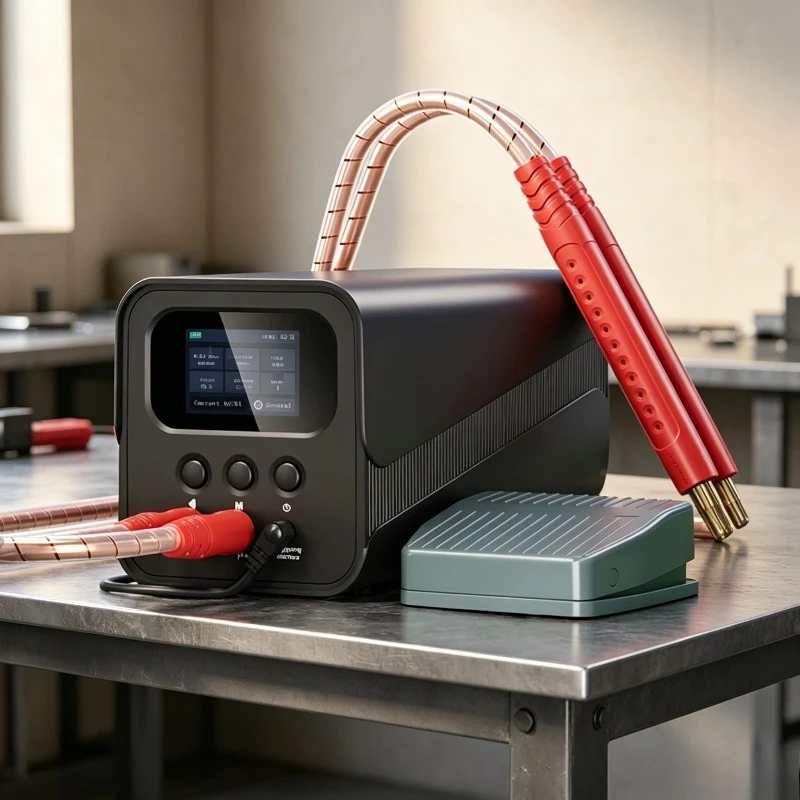 SK-10P Portable Pulse Energy Storage Spot Welder for 18650 Li-ion Battery 2.0in Color Screen DIY Welding Tool