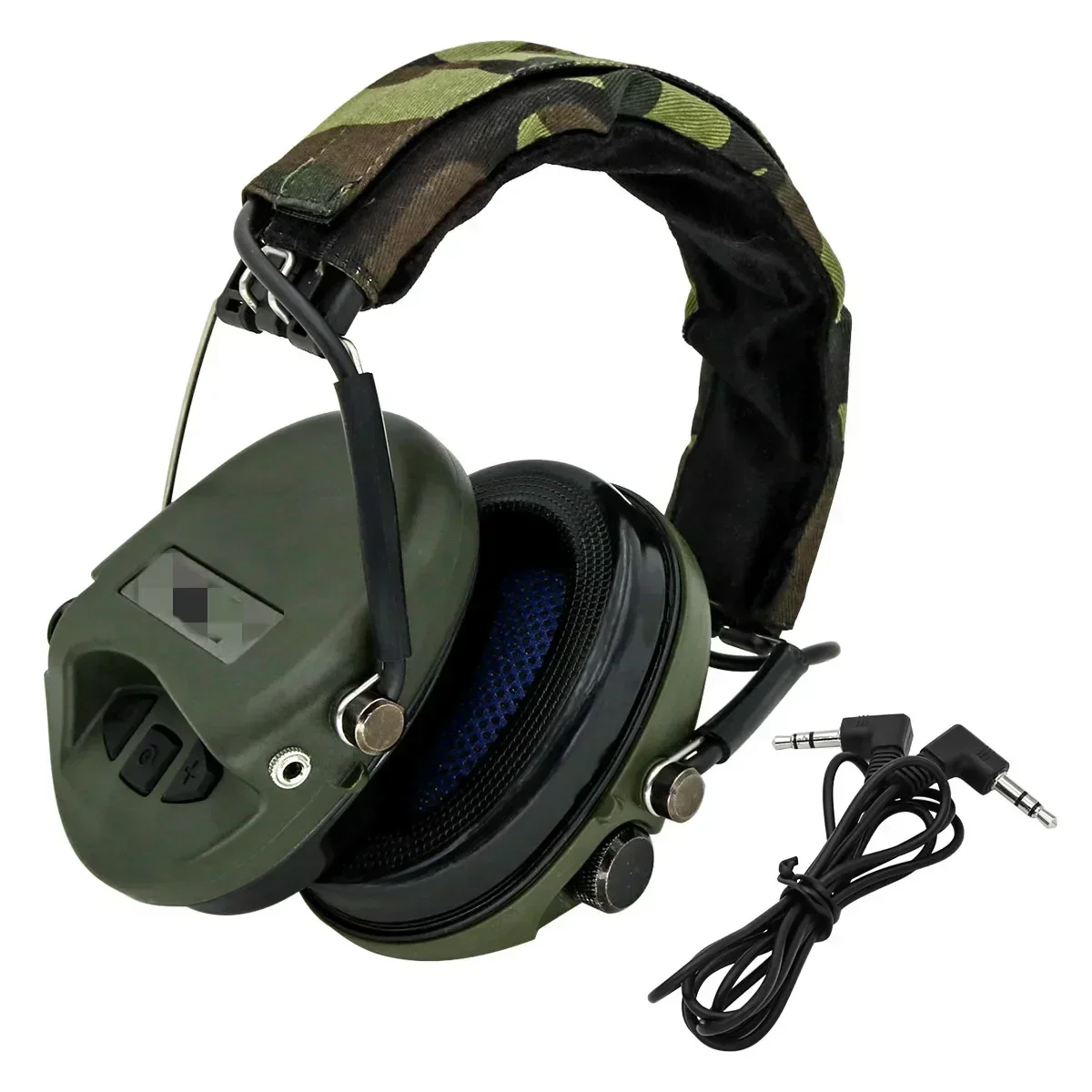 Imagem -04 - Ruído Redução Tactical Headconjunto Airsoft Tiro Headphones Proteção Orelha Earmuffs Segurança Pickup Versão Ipsc