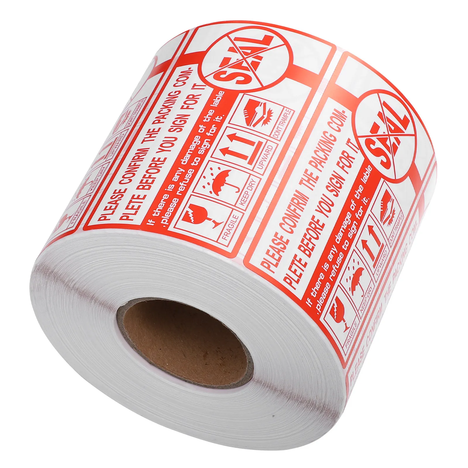 

Наклейка «Хрупкое» с надписью «Осторожно» для транспортировки, прочная, высококачественная, легко наносится, для картонных коробок, бочек, паллет.