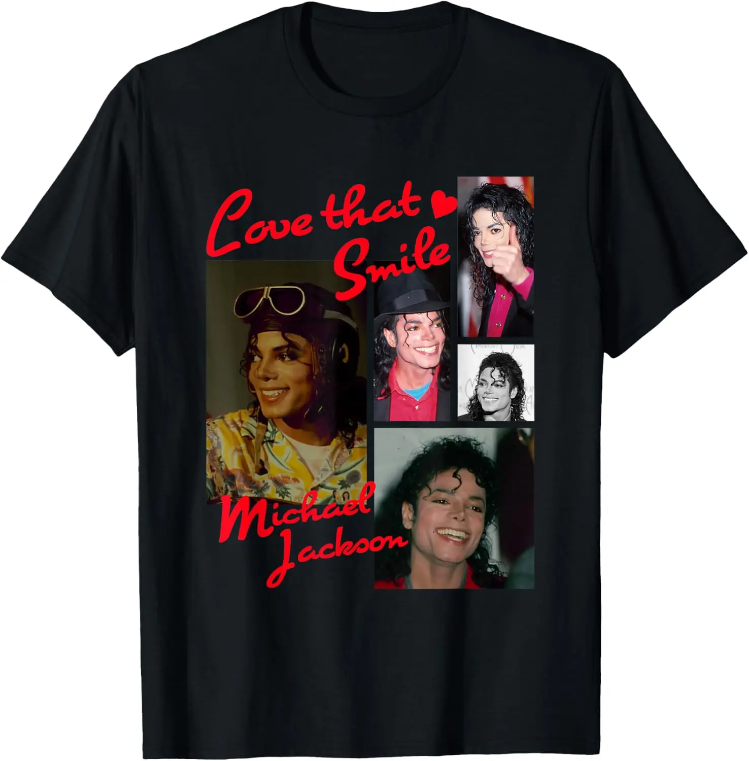 Michael Jackson 014 T-Shirt Unisex Pure Cotton Short-Sleeve Tee – Comfortable, Soft, Quick-Drying, and Suitable for Casual, Sports, and Outdoor Activities (Crew Neck)