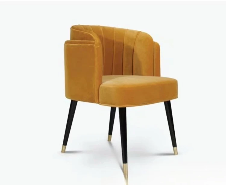 Foreign trade solid wood creative backrest adult fabric leisure makeup hotel negotiation chair