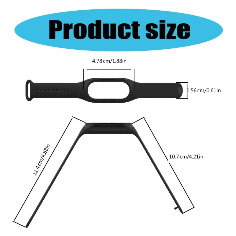Silicone Watchband for Xiao-mi Band 8/9 Intelligent Bracelet Wear Resistant Watch Strap Replacement Scratchproof Wriststrap Belt