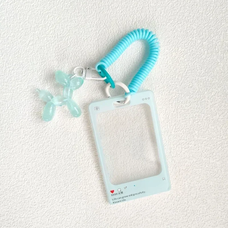 Cute Cartoon Card Protection Case Pendant Anti-lost Card Cover Key Chain Student Bus ID Card Holder Student