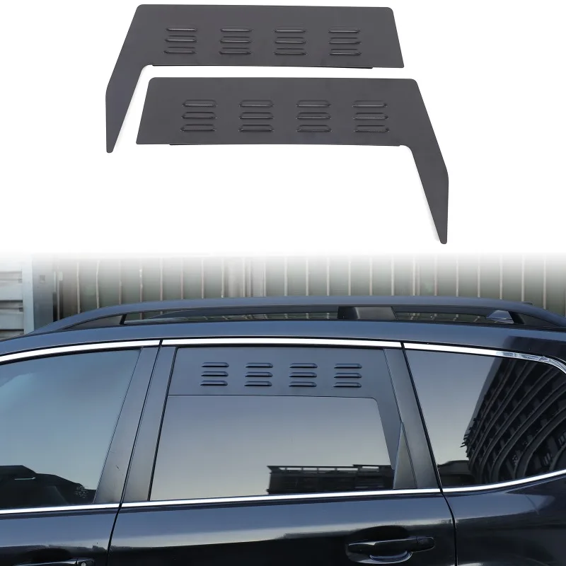 

Aluminum Alloy Car Rear Side Window Trim Spoiler Rear Ventilation Louvers For 2013-2018 Subaru Forester Car Accessories