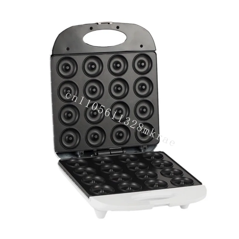 

New Household Non-Stick 16-Hole Mini Electric Round Waffle High-Quality Automatic Donut Maker
