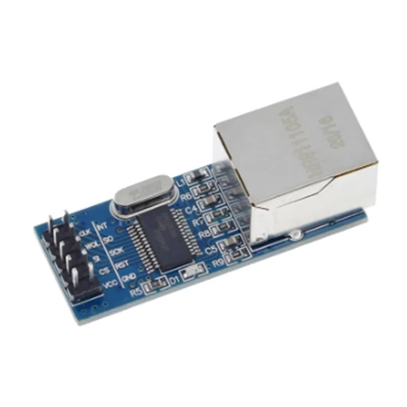 Exquisite-ENC28J60 Interfaccia Spi Modulo di rete Ethernet Modulo di rete Ethernet 51/AVR/ARM/Codice PIC Versione Mini