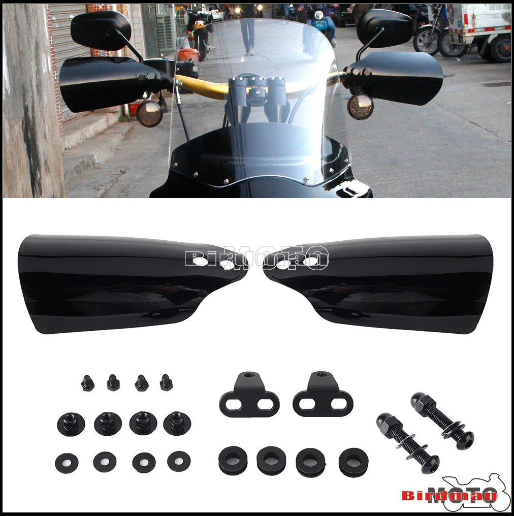 

Motorcycle Handguard Handlebar Hand Shield Guard For Harley Touring Street Electra Glide Police FLHTP FLHT FLHX FLHXS 2014-2020