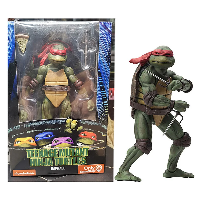 23cm Cartoon Teenage Mutant Ninja Turtles Figure Mikey Raphael Donatello Action Figures Collectible Model Toy Statue Gift