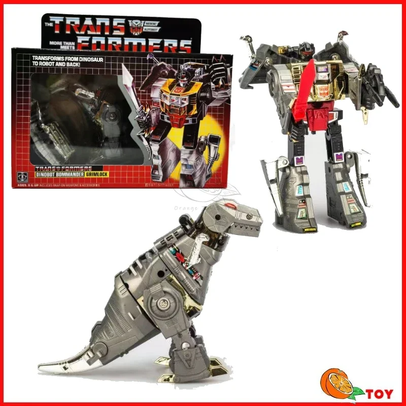 In stock Transformers toys US version G1 84-86 KO Grimlock Model Robot Collection Action Figure Toy Gift Hobby